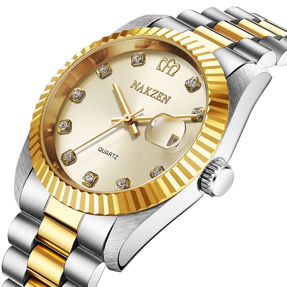 2020 Top Brand NAKZEN Luxury Men's Watch 30m Waterproof Date Clock Male Sports Watches Men Quartz Wrist Watch Relogio Masculino 3001