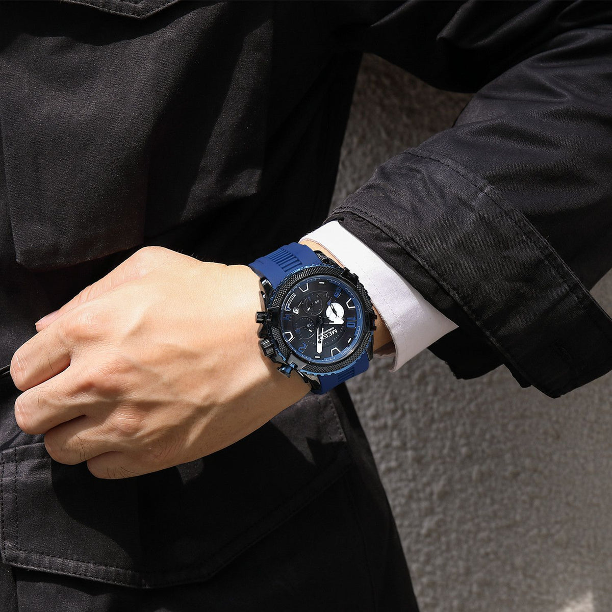 MEGIR Luxury Men's Watches Fashion Sport Quartz Watch Waterproof Date Chronograph Military Wristwatches Clock Reloj Hombre 2200