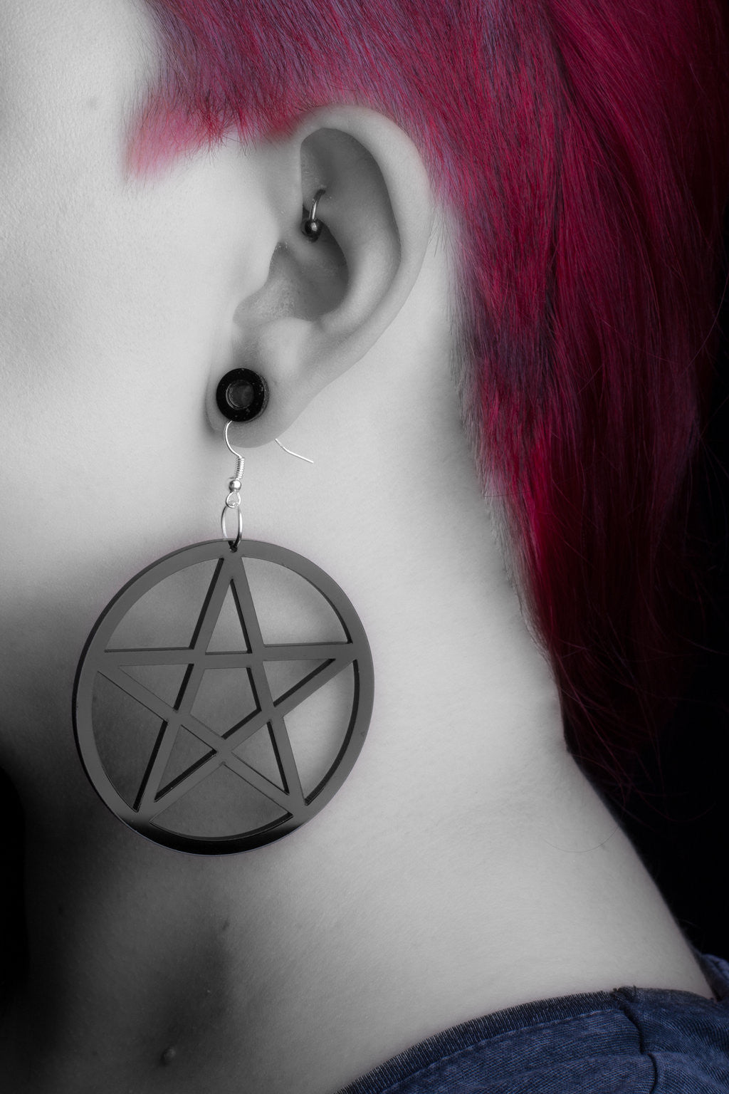 Carman Pentagram Earrings